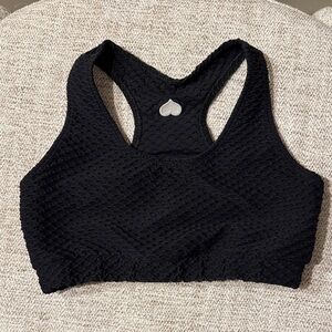 Black Booty By Brabants sports bra croco skin